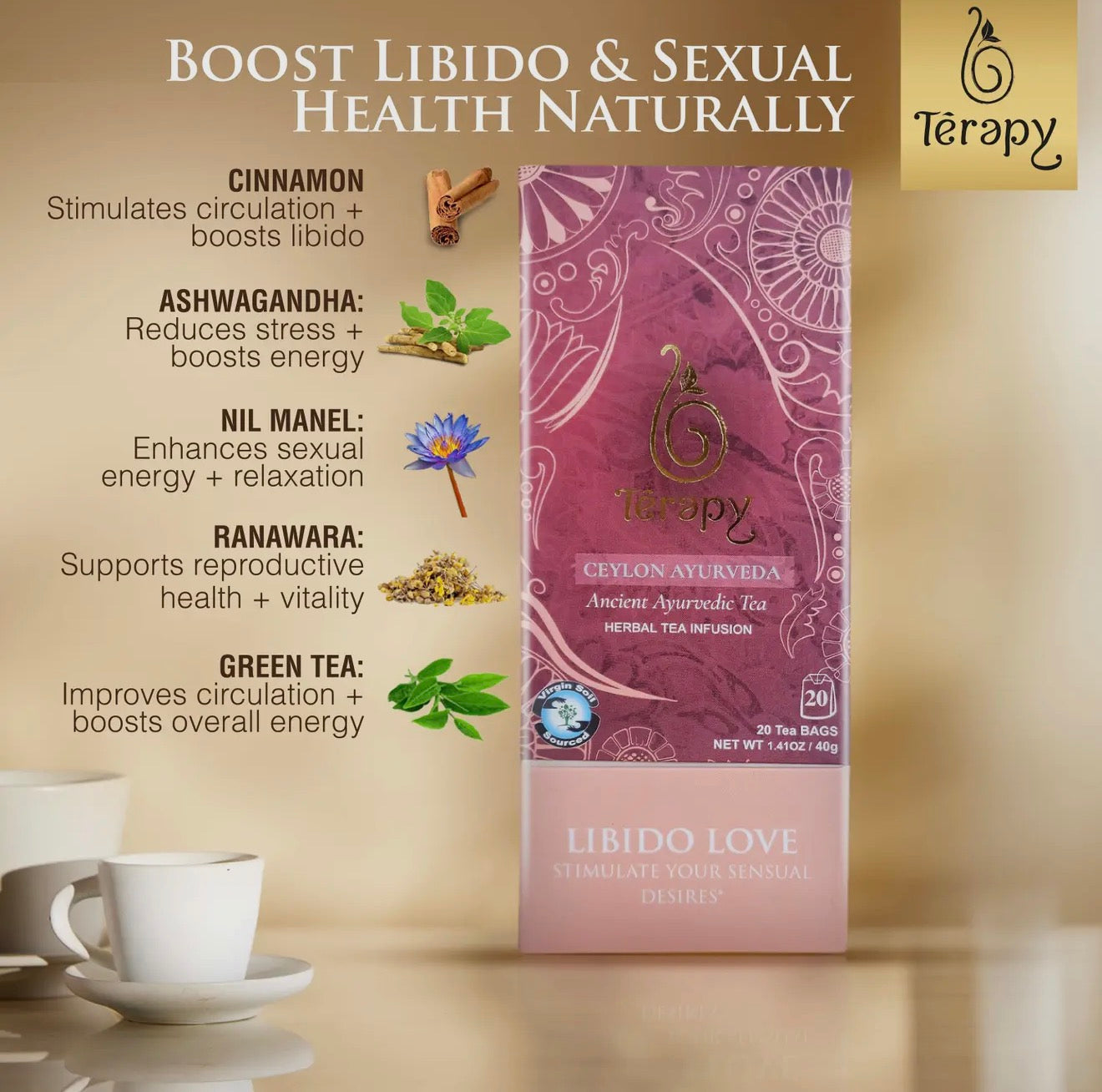 Libido Love Tea by Terapy Ceylon